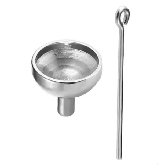 Pet Cremation Urn Necklace With Filling Funnel
