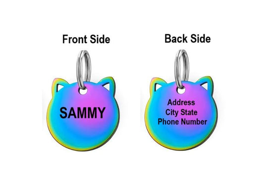 Personalized Engraved Pet ID Tag